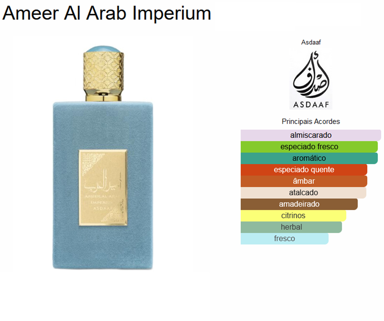 Imperio Ameer Al Arab | 100ml - Asdaaf 