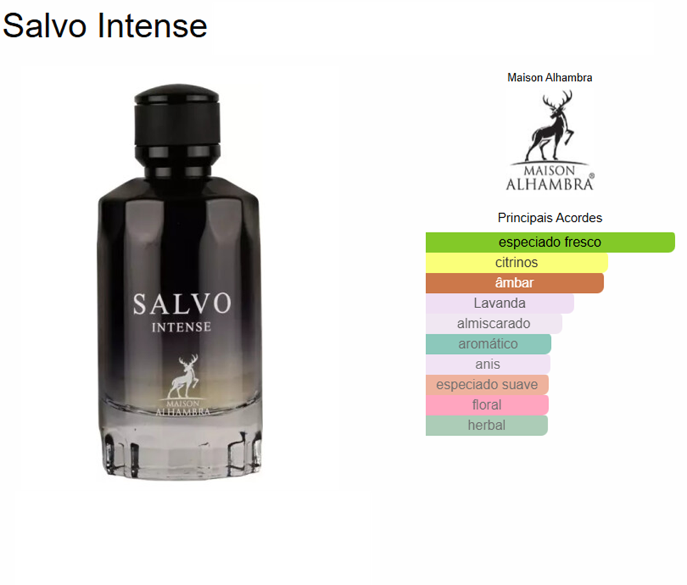 Salvo Intense | 100ml - Maison Alhambra