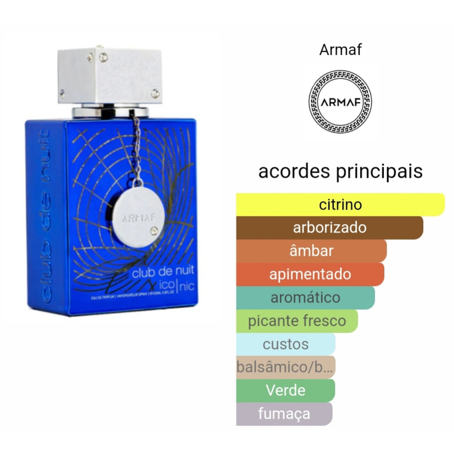 Club de Nuit Azul Icónico | 105ml - Armaf 